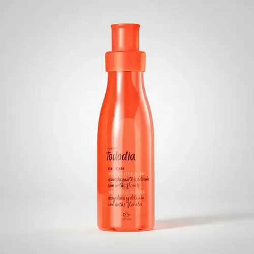Natura Todo Día Body Splash Loción 200ml Botella Fragancia Durazno y Flor de Pera
