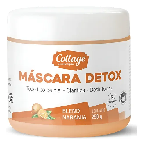 Máscara Facial Detox Blend Naranja 250ml Collage