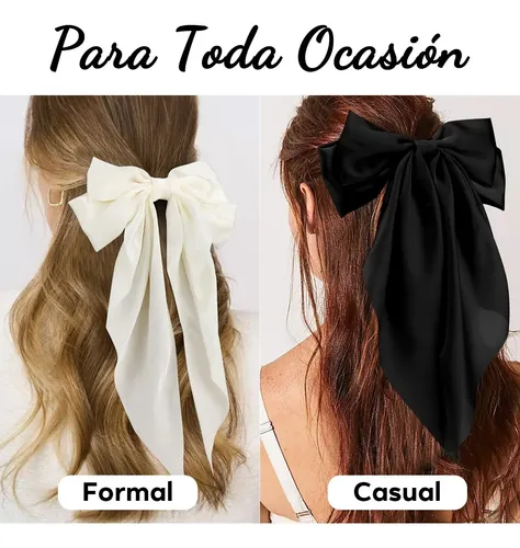 3 Lazos For El Pelo, Grandes Y Elegantes, Accesorios For Qd