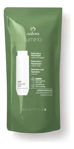 Repuesto Acondicionador Natura Lumina Modelador hidratante para cabello rizado 300mL