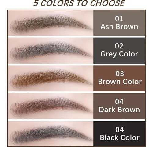 Lápiz De Cejas Waterproof Kemelo Jane 4 Piezas