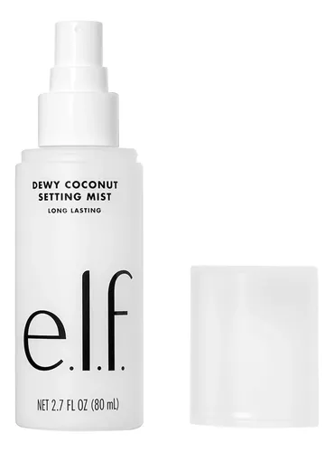 Spray Fijador De Maquillaje E.l.f. Dewy Coconut Con Té Verde