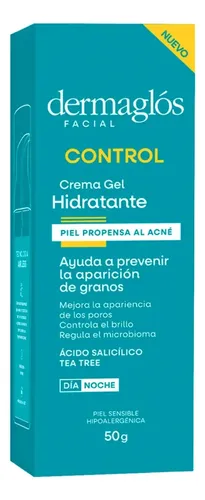 Dermaglós Crema Control Gel Hidratante Piel Propensa Acné 50