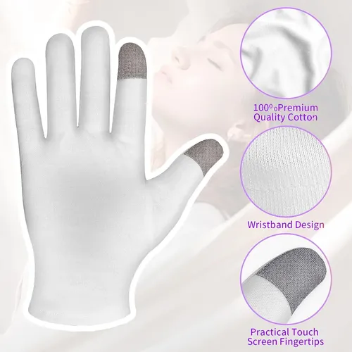 Guantes Y Medias De Algodón Hidratantes Para Dormir