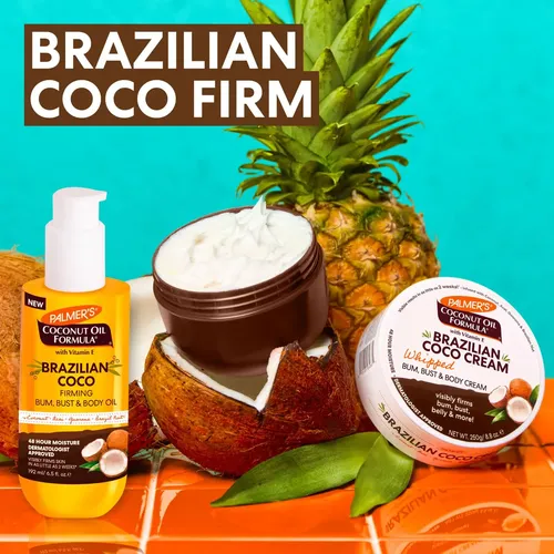 Manteca Y Aceite Reafirmante De Coco Brasileño Skin Care Duo