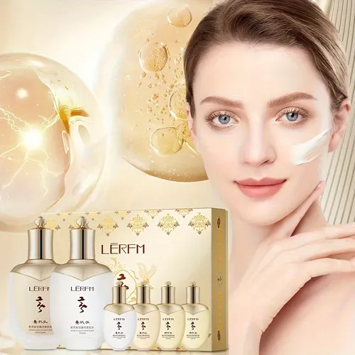 Set Facial Astrágalo 6 Pzs Con Niacinamida Y Hialurónico