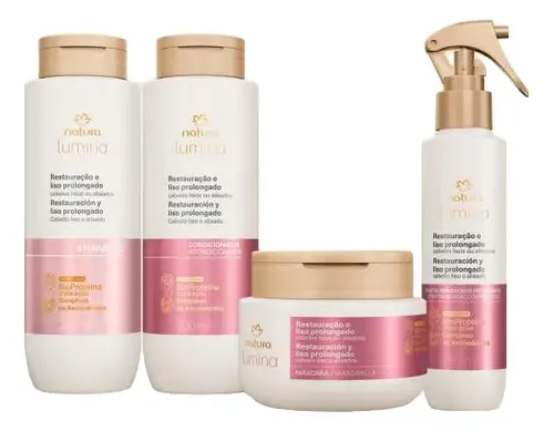 Shampoo Lumina Restauración Y Liso Prolongado 300 Ml