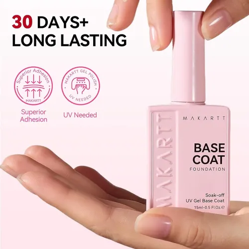 Base De Gel Makartt Clear 15 Ml