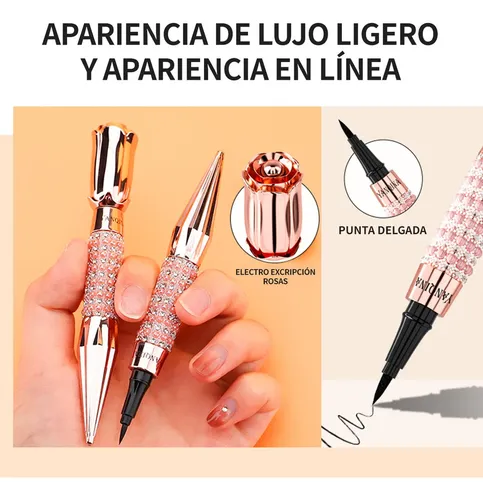 Kit Maquillaje Ojos Con Rímel Delineador Y Lápiz Para Cejas