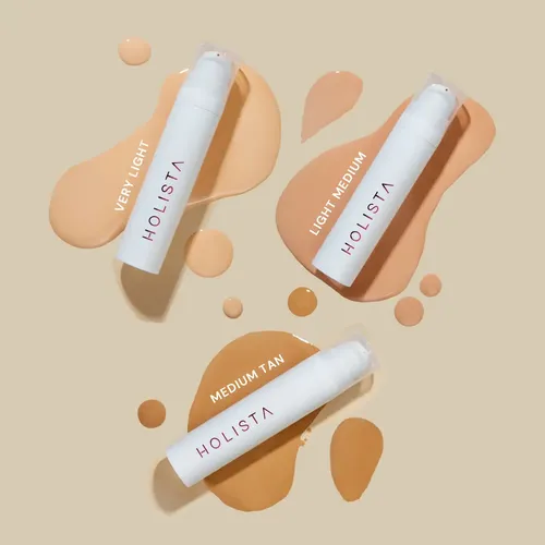 Base de maquillaje líquida Holista Skincare Makeup CC Serum tono light/medium – 25mL