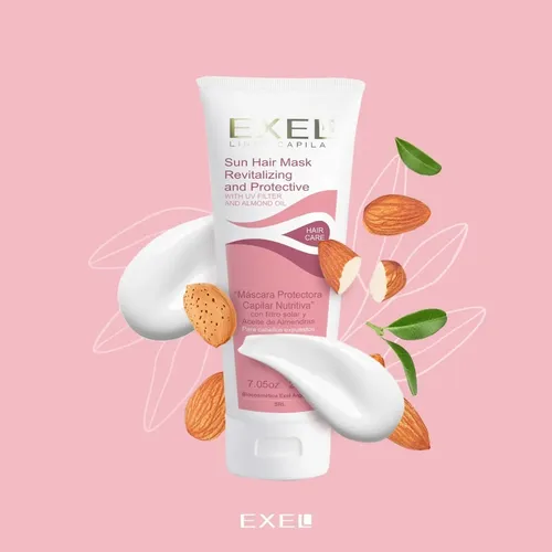 Máscara Protectora Capilar Nutritiva Sin Enjuague Exel 200 G