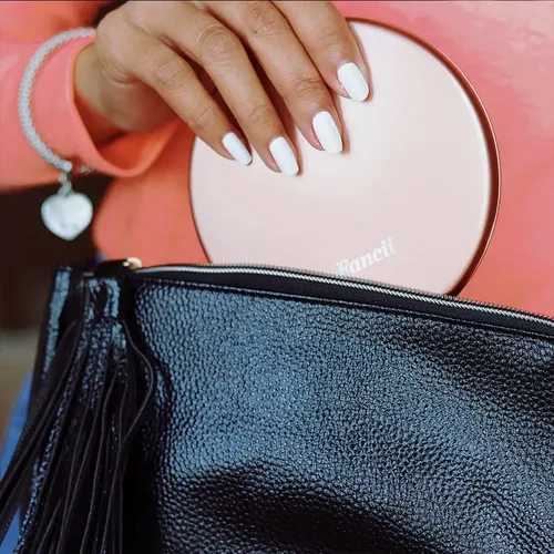 Espejo De Maquillaje Fancii Con Luz Led Para Viaje, Aumento