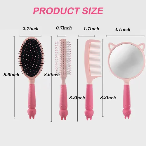 4 Piezas Cepillo Para El Cabello Juego De Peine Para El Para
