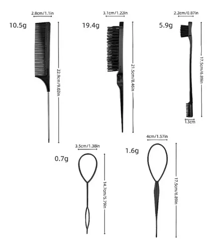 A Cepillo Pulidor Para Cabello Negro