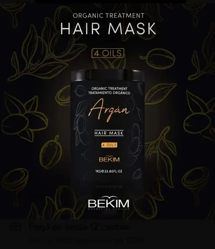 Mascara Argan Bekim De 1 Kilo