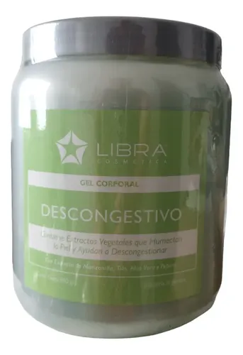 Gel Descongestivo X 1000grs Libra Cosmetica