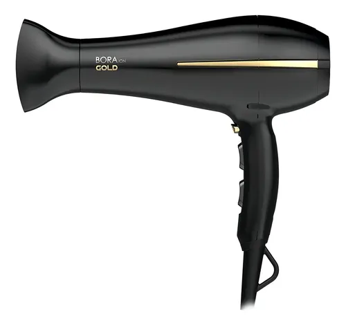 Secador De Pelo Ga.ma Italy Bora Gold 2200 Watts Color Negro
