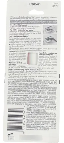 Máscara De Pestañas Extensora L’oreal Double Extend