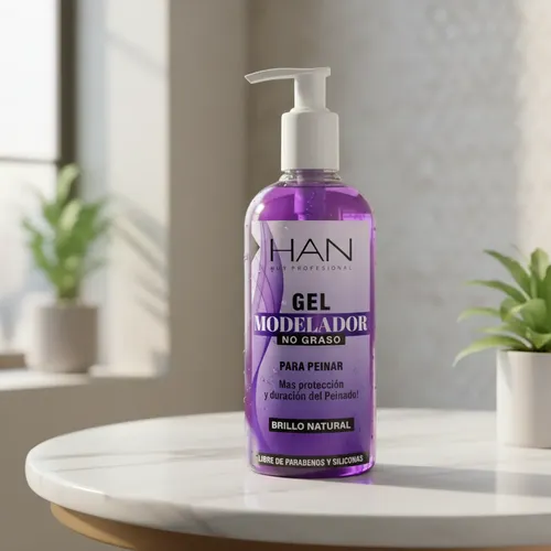 Han Gel Modelador No Graso Para Peinar Brillo Natural