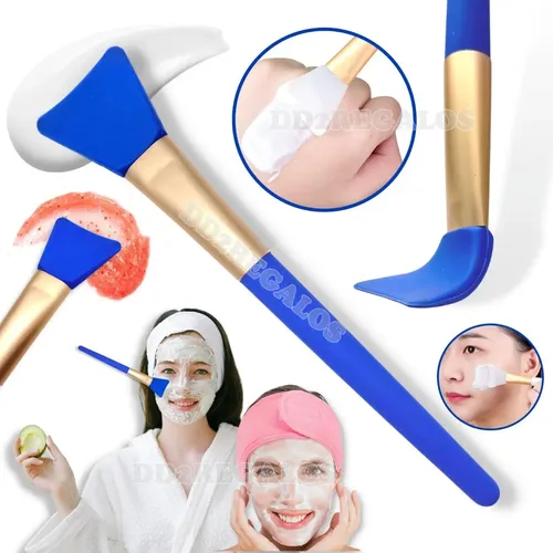 Brochas Pinceles De Silicona Para Mascarilla Makeup Espatula
