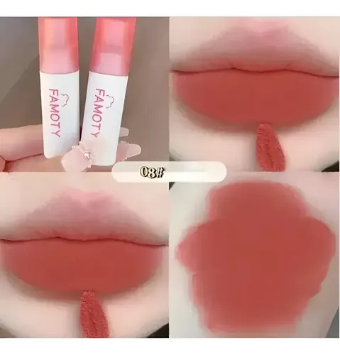 Labial Terciopelo Waterproof Larga Duracion Tono 8