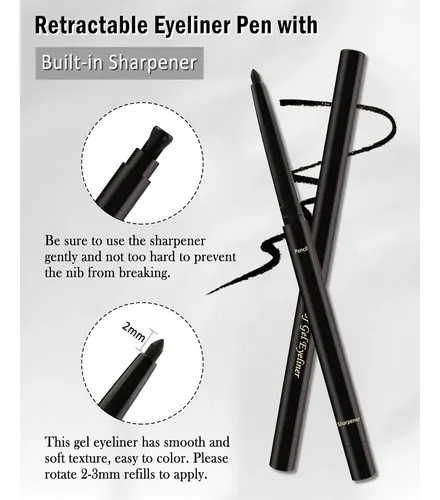 Lápiz Delineador Nude Waterproof De 24h Con Sacapuntas