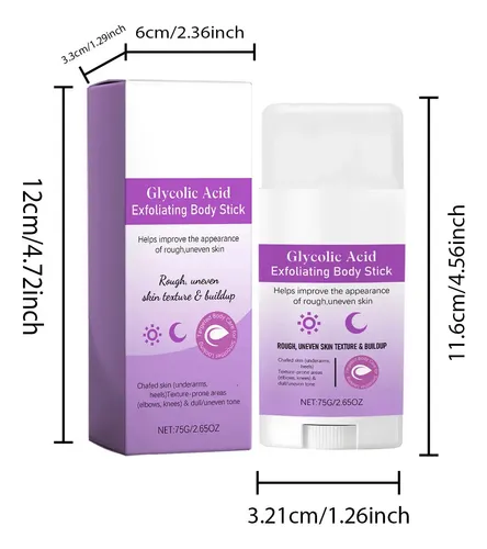 Barra Corporal Exfoliante De Ácido Glicólico Bastón Corporal