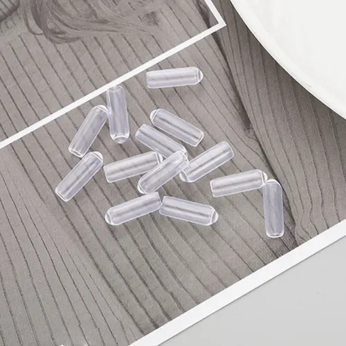 Kit De 100 Tapas De Plástico Para Bandas De Cabello
