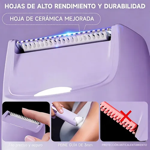 Y Depiladora De Bikini For Mujer Electrica Doble Cabeza