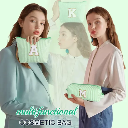 Bolsa De Maquillaje Yoolife Initial Para Mujeres Y Niñas Ado