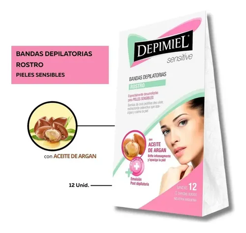 Bandas Depilatorias Para Cuerpo Pieles Sensibles Depimiel