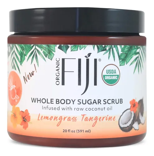 Exfoliante Corporal Orgánico Con Infusión De Fiji Con Aceite