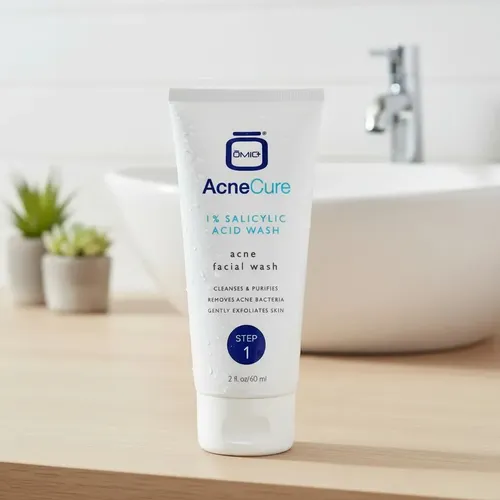 Limpiador Facial Acid Salicilic 1% Omic Acné Poros Grass