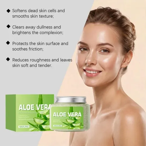 Exfoliante Aloe Vera Rostro Cuerpo Hidratante 300g Piel Lumi