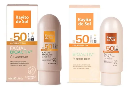 Rayito De Sol Protector Solar Facial 50 Gr Nude+ Summer Glow