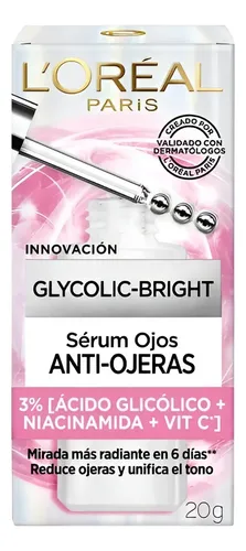 Serum Para Ojos Anti-Ojeras Glycolic Bright 20g L´Oreal Paris