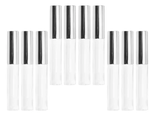 Tubos De Brillo De Labios Vacíos 10ml Transparente Con Tapa