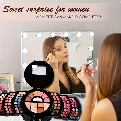 Set De Maquillaje De 109 Colores, Marrón Baya, 48 Sombras De