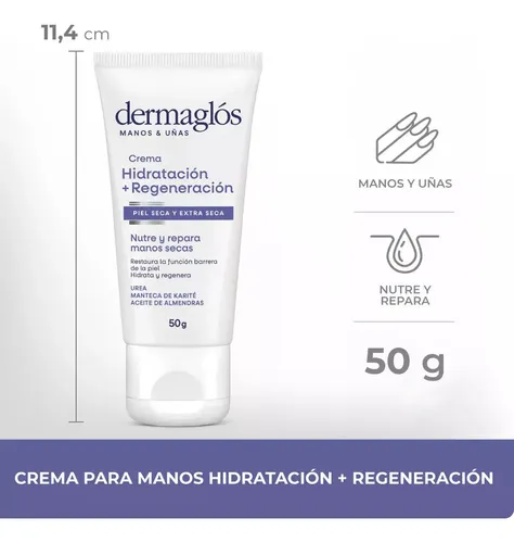 Dermaglós Manos Y Uñas Hidrata Y Regenera X50g