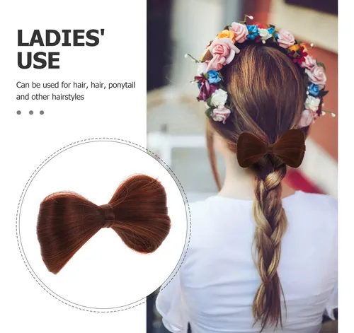 Extensión De Cabello Para Moño Mujer Falso Cabello Decorativ