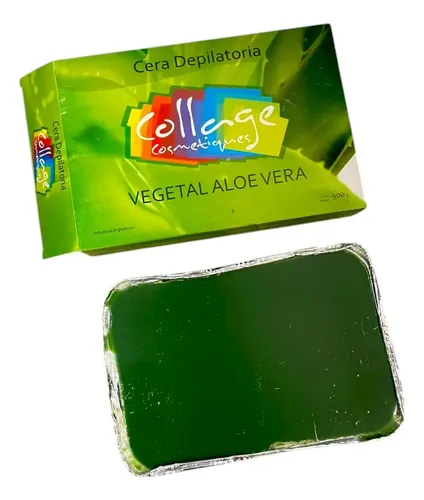 Cera Aloe Vera Depilatoria Profesional Collage 900gr X 3u