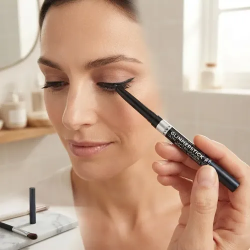 Avon Glimmerstick Lápiz Delineador Retráctil Diamonds 350 Mg