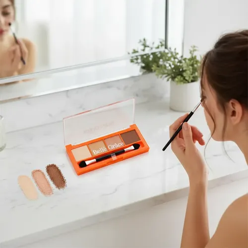 Mini Paleta De Sombra De Ojos 4 Colores Veoquiero