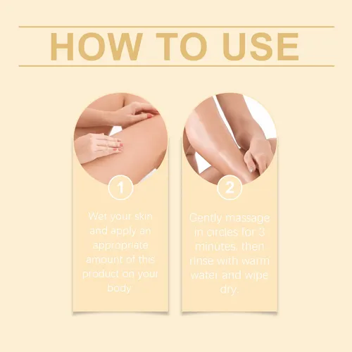 Exfoliante Corporal Con Cúrcuma Ouhoe, Exfoliación Suave Con Cúrc