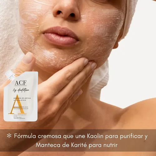 Mascara Arcilla Karite Anti Oleo Luminosidad Dadatina Acf 30