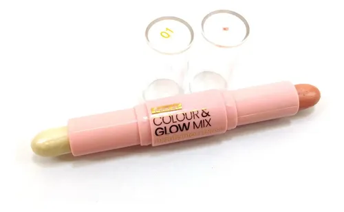Rubor Blush + Iluminador Highlighter Barra 2 En 1 Pink 21