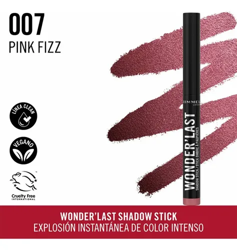 Sombra En Barra Rimmel Wonder’last Shadow 007 Pink Fizz