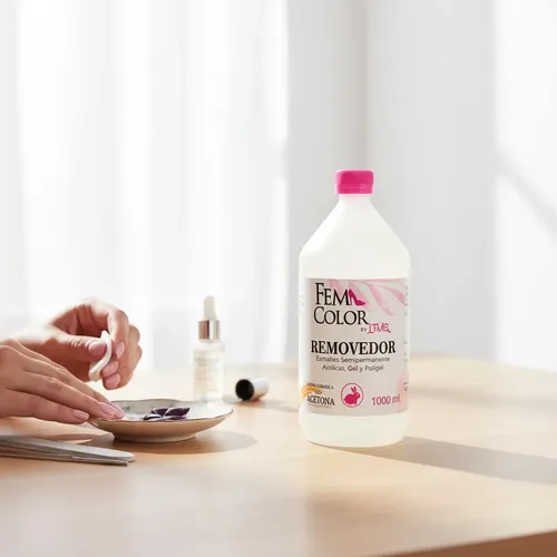 Removedor De Esmalte Uv Uñas Acrilicas 1l Anmat Femcolor