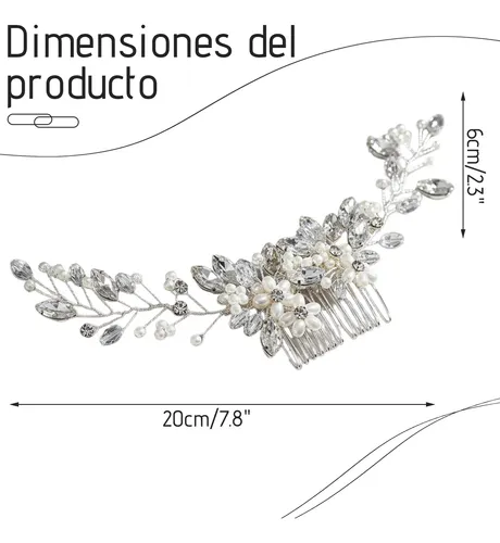 Cxrb Diadema Nupcial Con Flores Y Perlas – Elegancia Para Cb