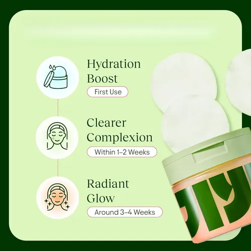 !almohadillas Exfoliantes Faciales Y Crema Hidratante+